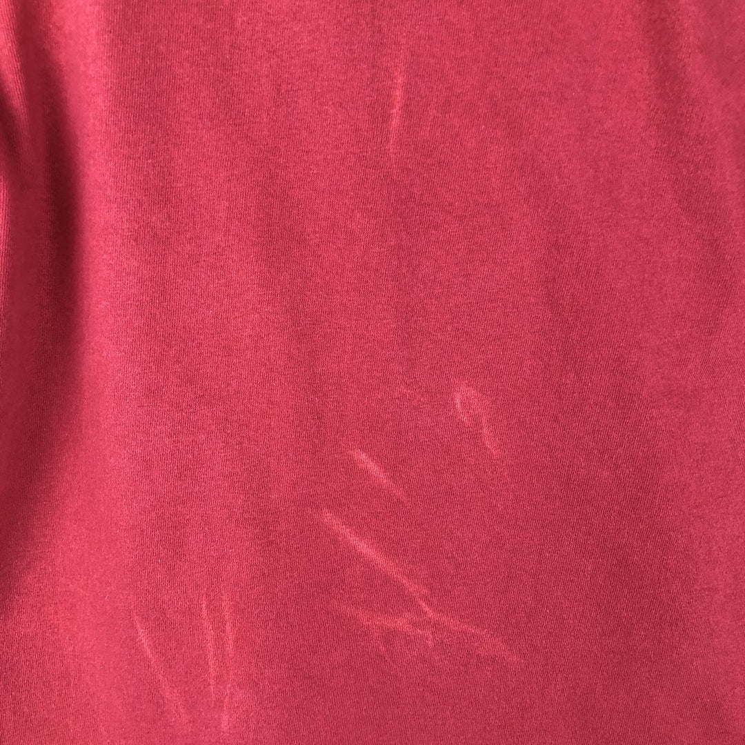 90'S BELTON College T-shirt, Made in USA, Men's Size M (approx.), Vintage cotton red type Vintage Second Hand