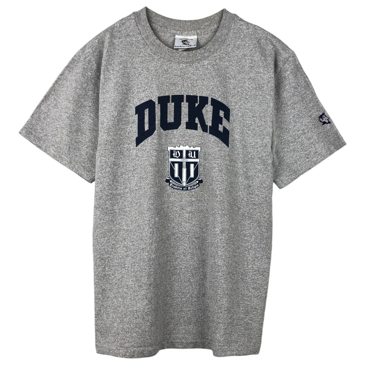 90'S Duke University Stores College T-shirt, Made in USA, Men's Size L (approx.), Vintage cotton gray type Vintage Second Hand