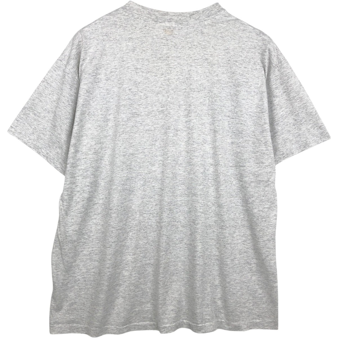 90'S Hanes HEAVYWEIGHT 50 cotton gray type Vintage Second Hand