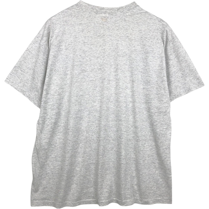 90'S Hanes HEAVYWEIGHT 50 cotton gray type Vintage Second Hand