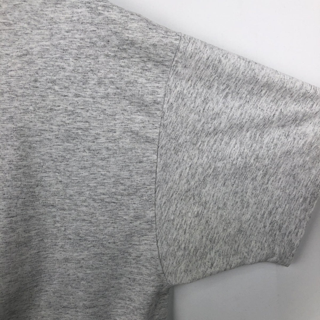 90'S Hanes HEAVYWEIGHT 50 cotton gray type Vintage Second Hand