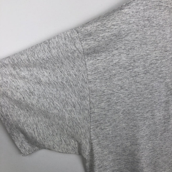 90'S Hanes HEAVYWEIGHT 50 cotton gray type Vintage Second Hand