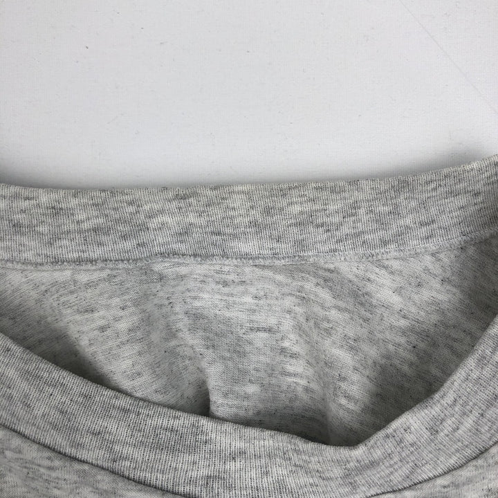 90'S Hanes HEAVYWEIGHT 50 cotton gray type Vintage Second Hand