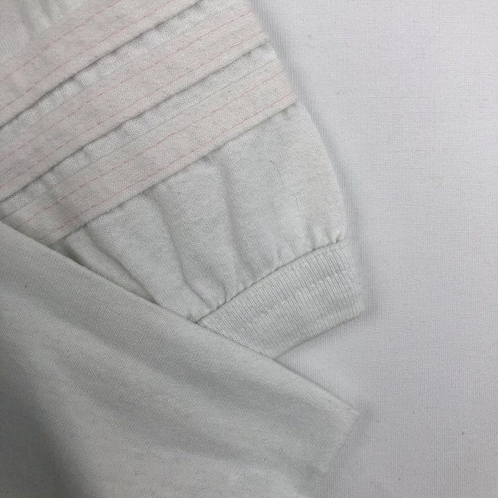 ~90'S ALORE Football T-shirt, Made in USA, Women's Size M (approx.), Vintage polyester white type Vintage Second Hand