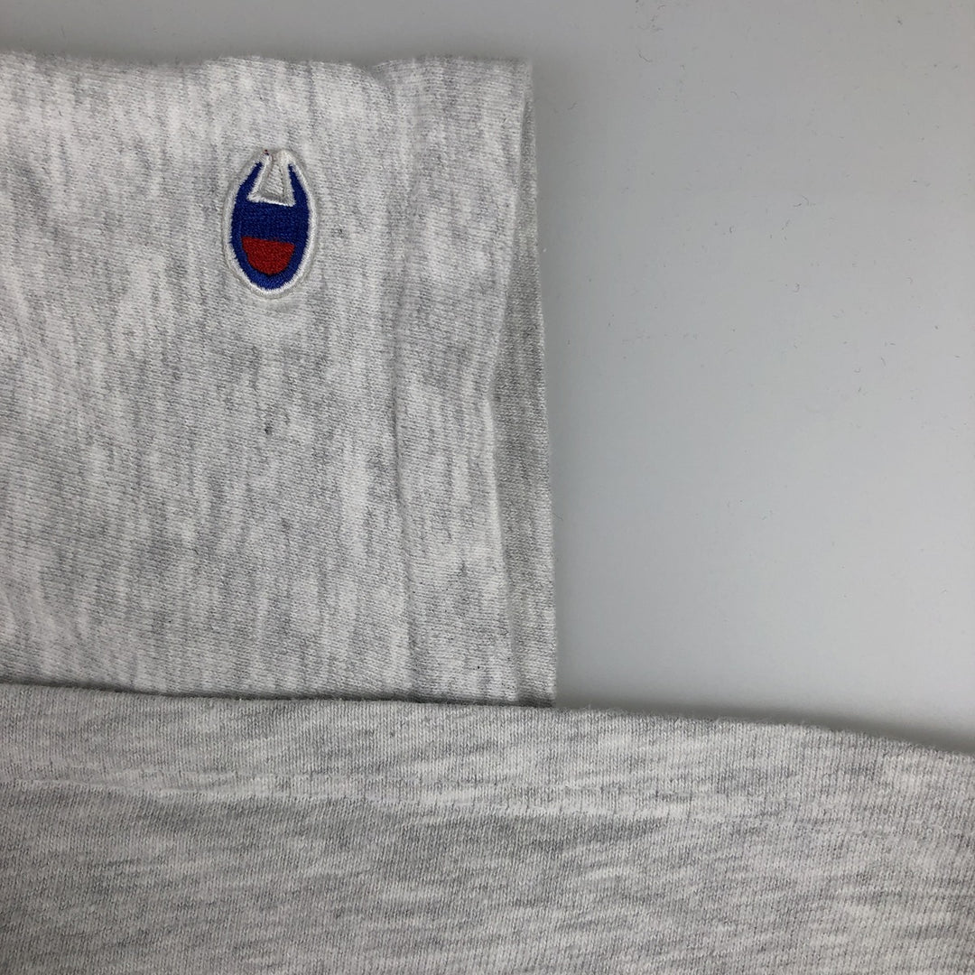Big size 90'S Champion college t-shirt, made in the USA, equivalent to men's XXXL. cotton gray type Vintage Second Hand