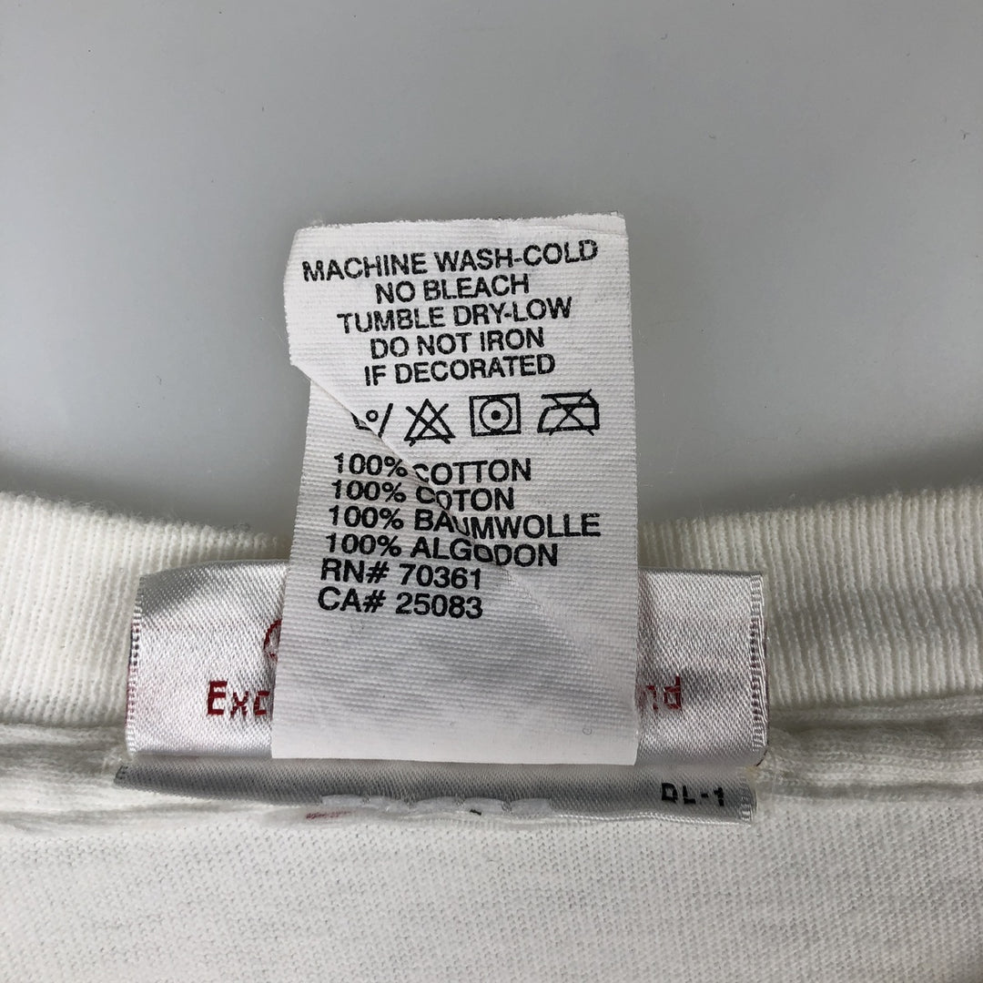 90'S Disneyland DISNEY Disney Character Print T-Shirt, Made in USA, Men's XL equivalent, Vintage cotton white type Vintage Second Hand