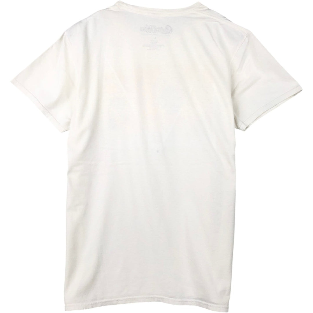 SAILOR MOON Pretty Guardian Sailor Moon Anime Character Print T-shirt Men's L size cotton white type Vintage Second Hand