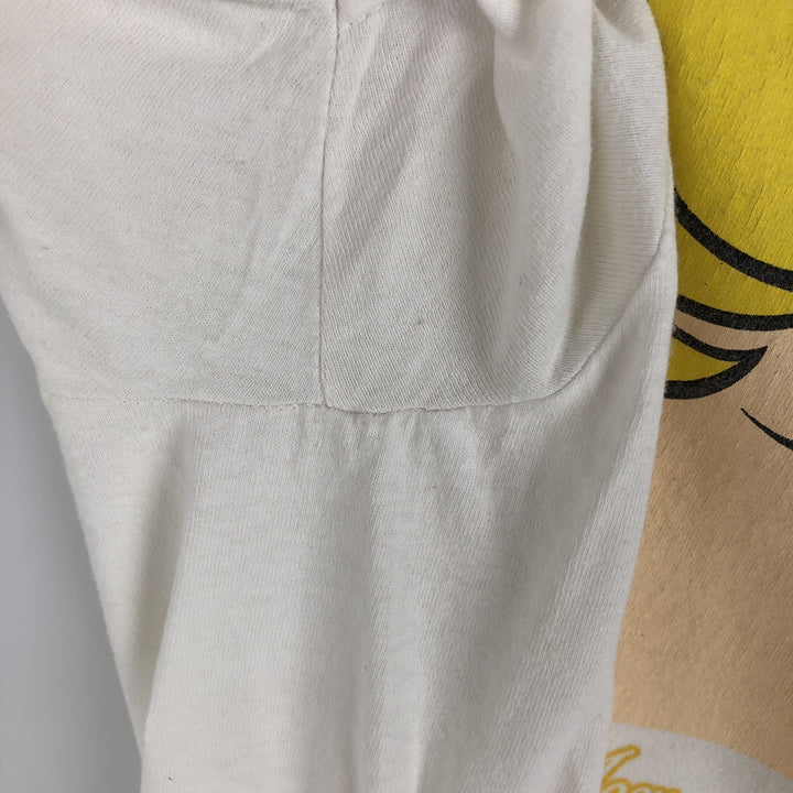 SAILOR MOON Pretty Guardian Sailor Moon Anime Character Print T-shirt Men's L size cotton white type Vintage Second Hand