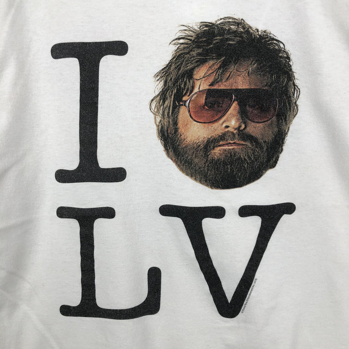 Anvil THE HANGOVER PART III The Hangover!!! The Final Reflection Movie T-Shirt Men's Size L cotton white type Vintage Second Hand