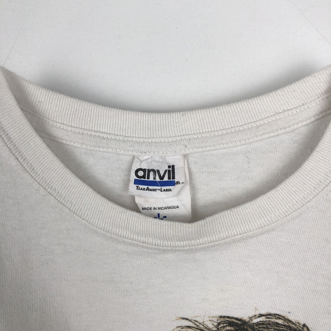 Anvil THE HANGOVER PART III The Hangover!!! The Final Reflection Movie T-Shirt Men's Size L cotton white type Vintage Second Hand