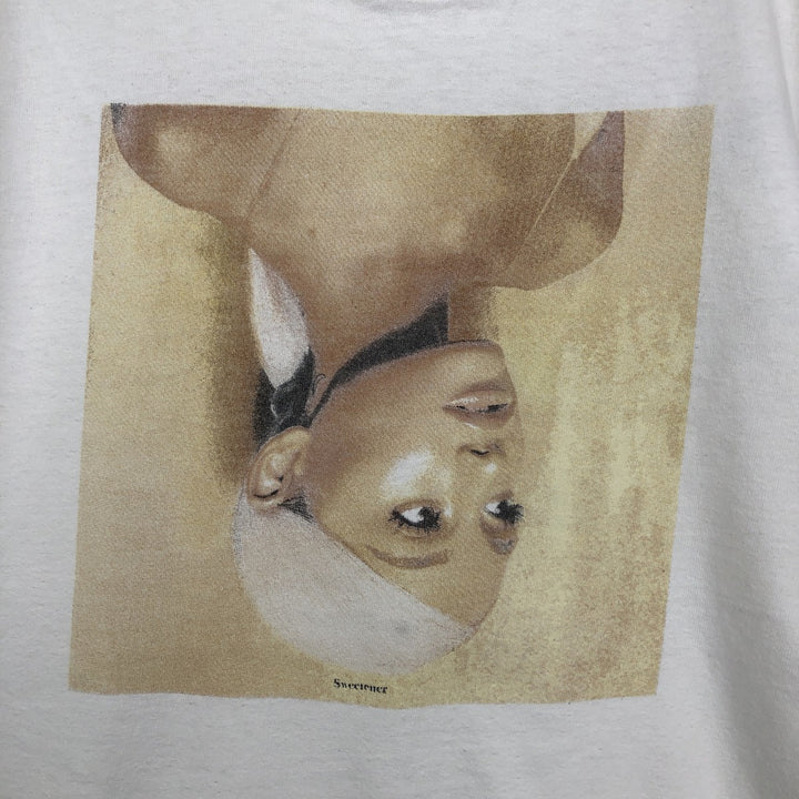 ARIANA GRANDE Band T-shirt (Men's size L) cotton white type Vintage Second Hand
