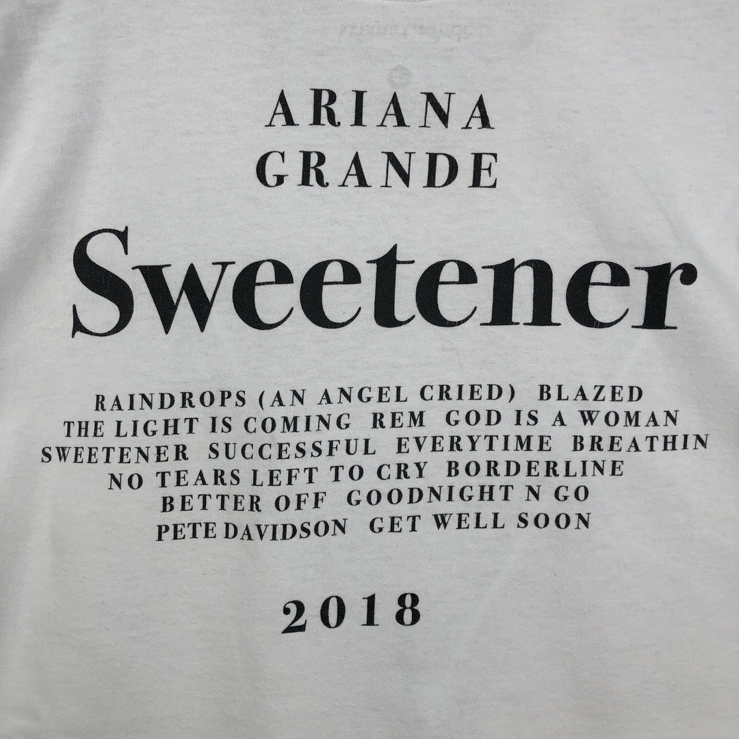 ARIANA GRANDE Band T-shirt (Men's size L) cotton white type Vintage Second Hand