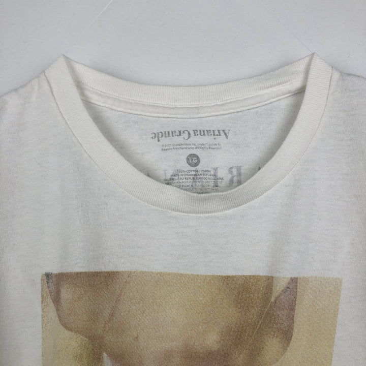 ARIANA GRANDE Band T-shirt (Men's size L) cotton white type Vintage Second Hand