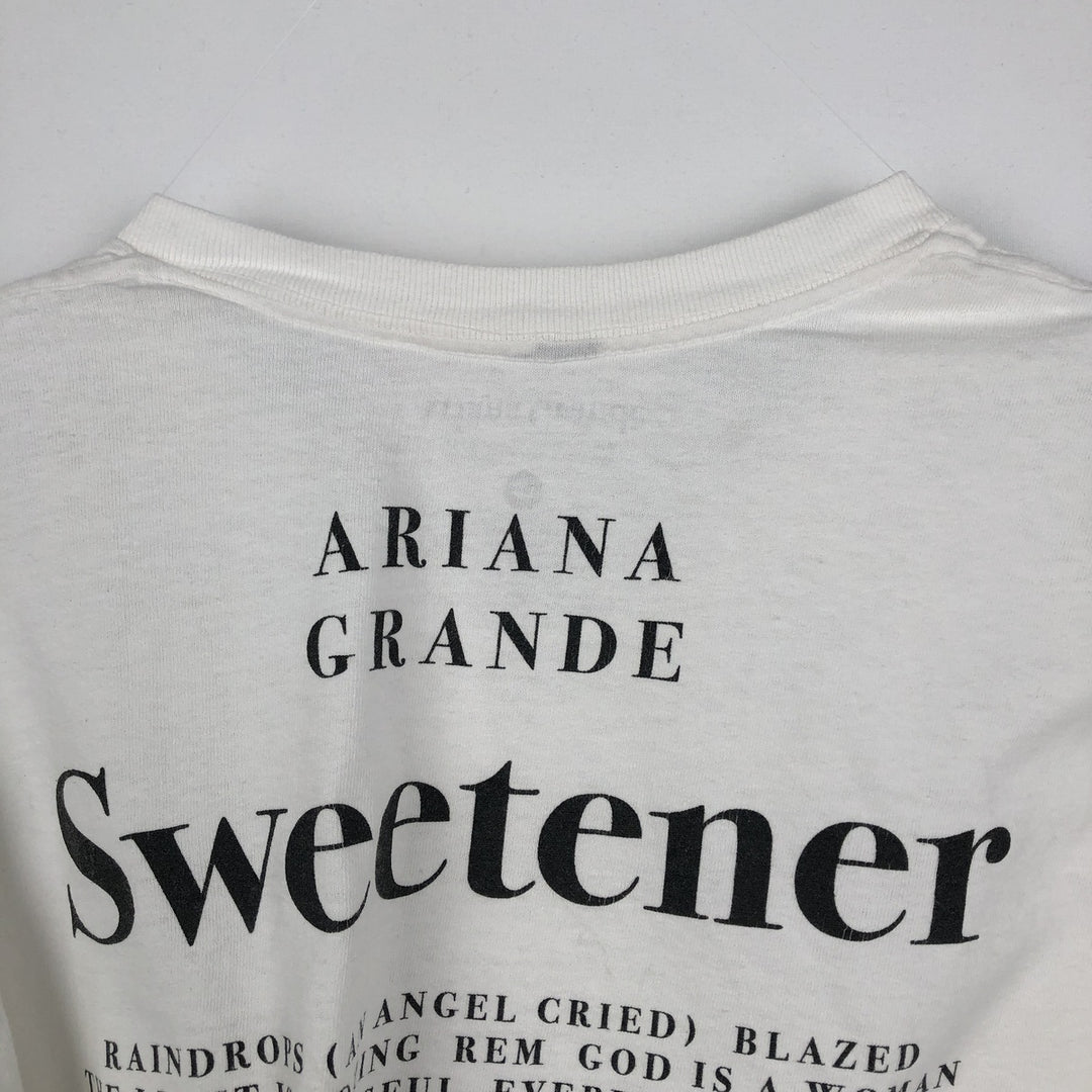 ARIANA GRANDE Band T-shirt (Men's size L) cotton white type Vintage Second Hand