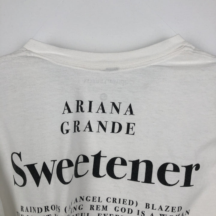 ARIANA GRANDE Band T-shirt (Men's size L) cotton white type Vintage Second Hand