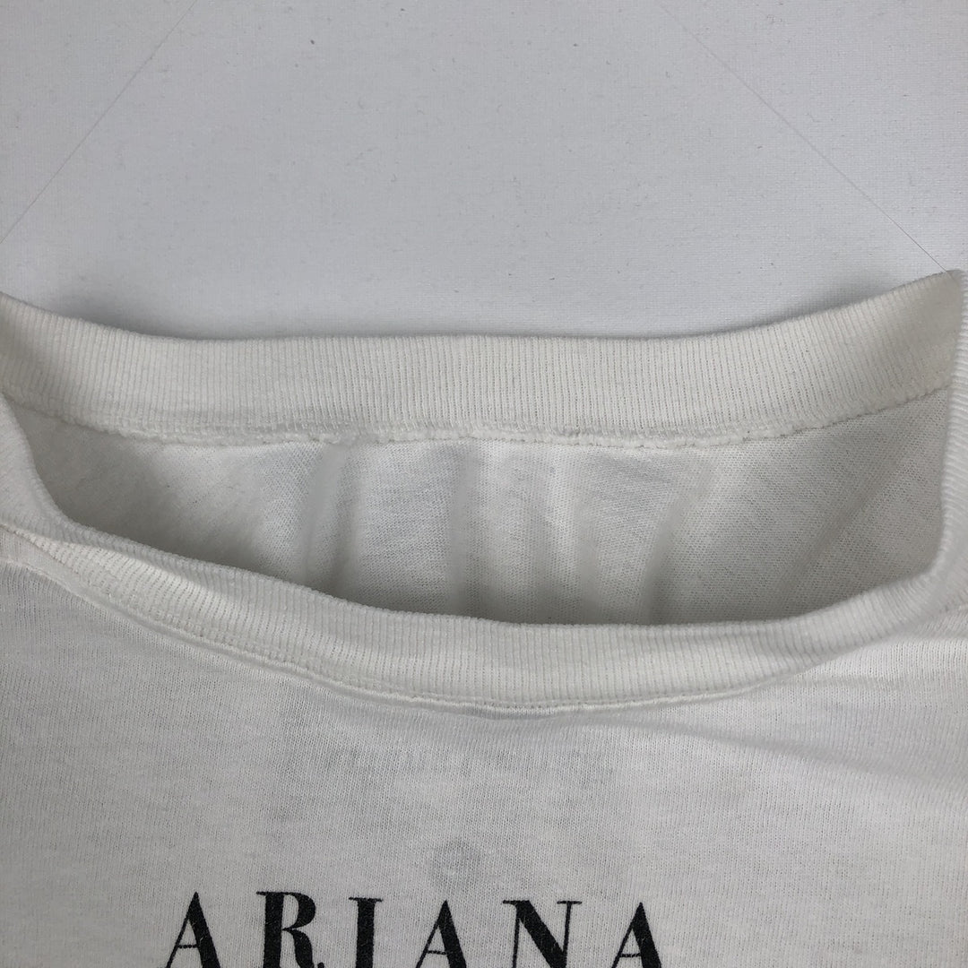 ARIANA GRANDE Band T-shirt (Men's size L) cotton white type Vintage Second Hand