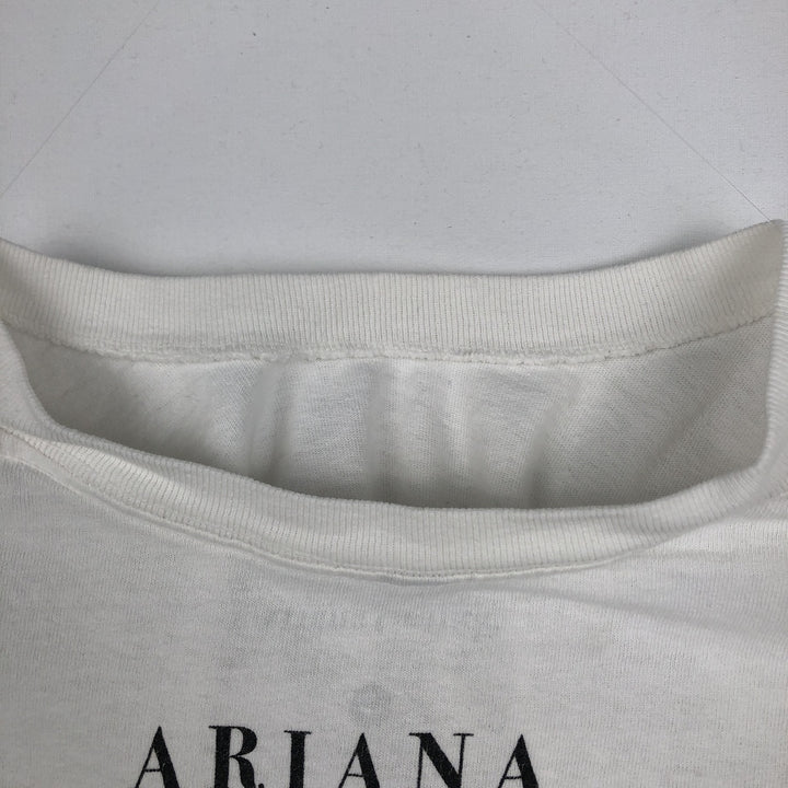 ARIANA GRANDE Band T-shirt (Men's size L) cotton white type Vintage Second Hand