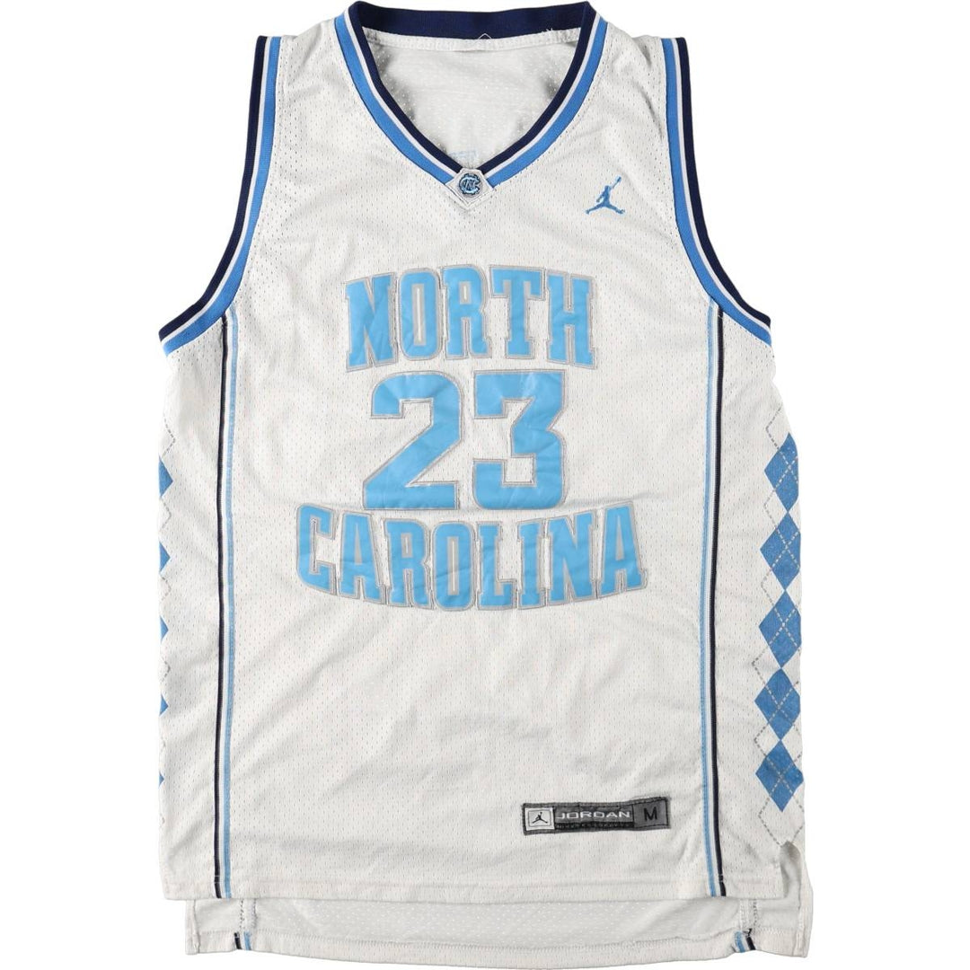 2000'S Nike TEAM SPORTS NORTH CAROLINA University of North Carolina V-neck game shirt baseball shirt, men's size M (approx.) unclear white type Vintage Second Hand