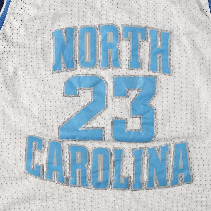 2000'S Nike TEAM SPORTS NORTH CAROLINA University of North Carolina V-neck game shirt baseball shirt, men's size M (approx.) unclear white type Vintage Second Hand