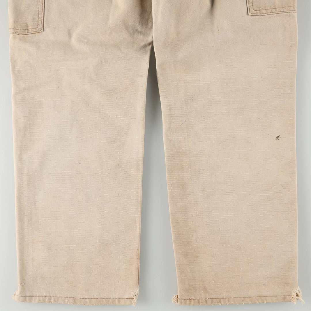 2000'S Carhartt Dungaree Fit Duck Painter Pants, Men's, Size W31 cotton Beige type Vintage Second Hand