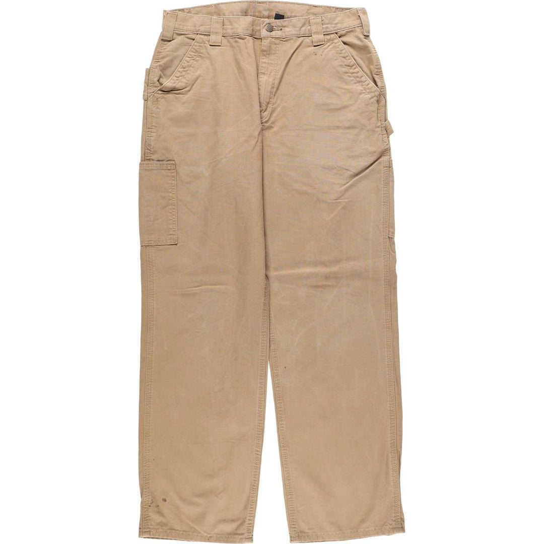 Carhartt Loose Fit Duck Painter Pants, Men's W35 (approx.) cotton Beige type Vintage Second Hand