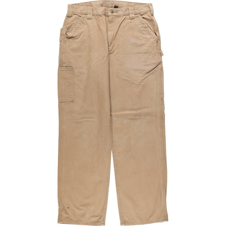 Carhartt Loose Fit Duck Painter Pants, Men's W35 (approx.) cotton Beige type Vintage Second Hand