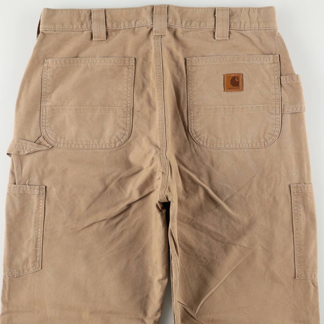 Carhartt Loose Fit Duck Painter Pants, Men's W35 (approx.) cotton Beige type Vintage Second Hand