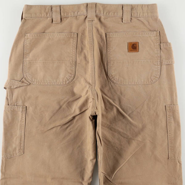 Carhartt Loose Fit Duck Painter Pants, Men's W35 (approx.) cotton Beige type Vintage Second Hand