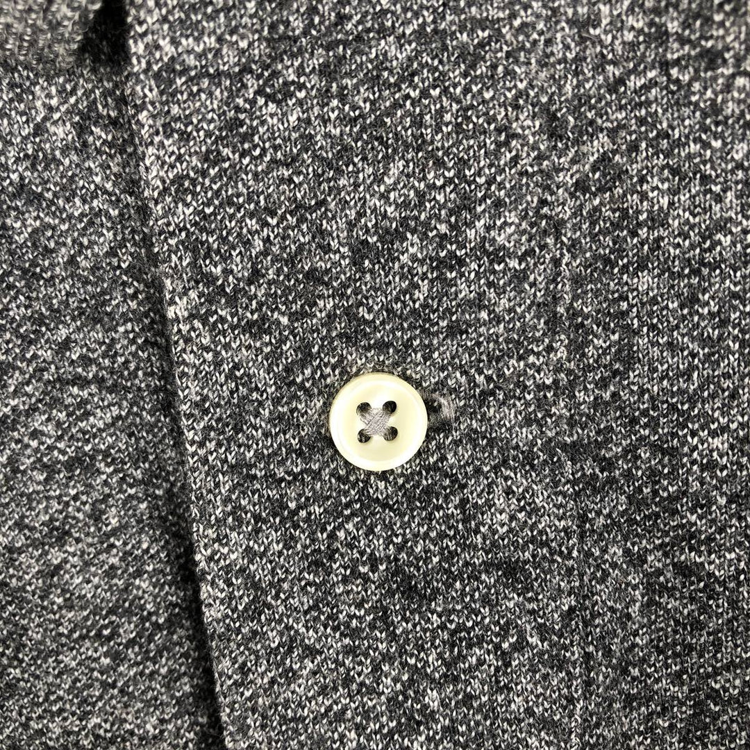 Ralph Lauren POLO by Ralph Lauren long sleeve polo shirt, men's XL size cotton gray type Vintage Second Hand