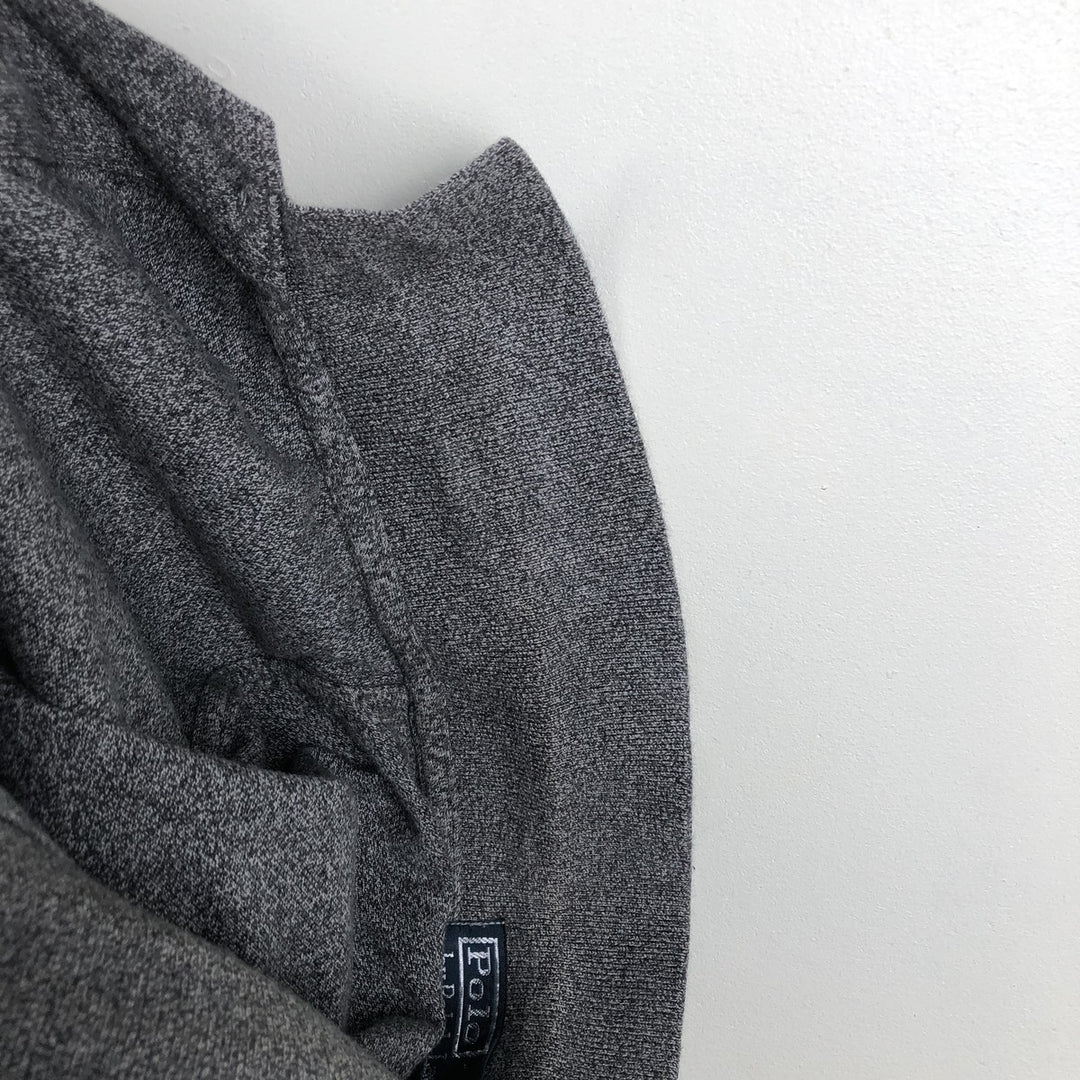 Ralph Lauren POLO by Ralph Lauren long sleeve polo shirt, men's XL size cotton gray type Vintage Second Hand