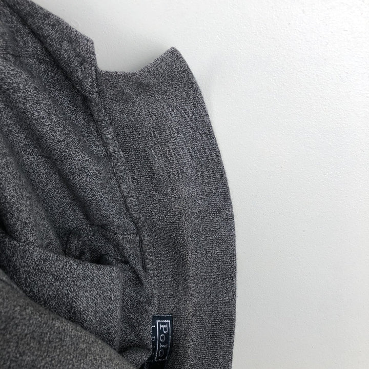 Ralph Lauren POLO by Ralph Lauren long sleeve polo shirt, men's XL size cotton gray type Vintage Second Hand