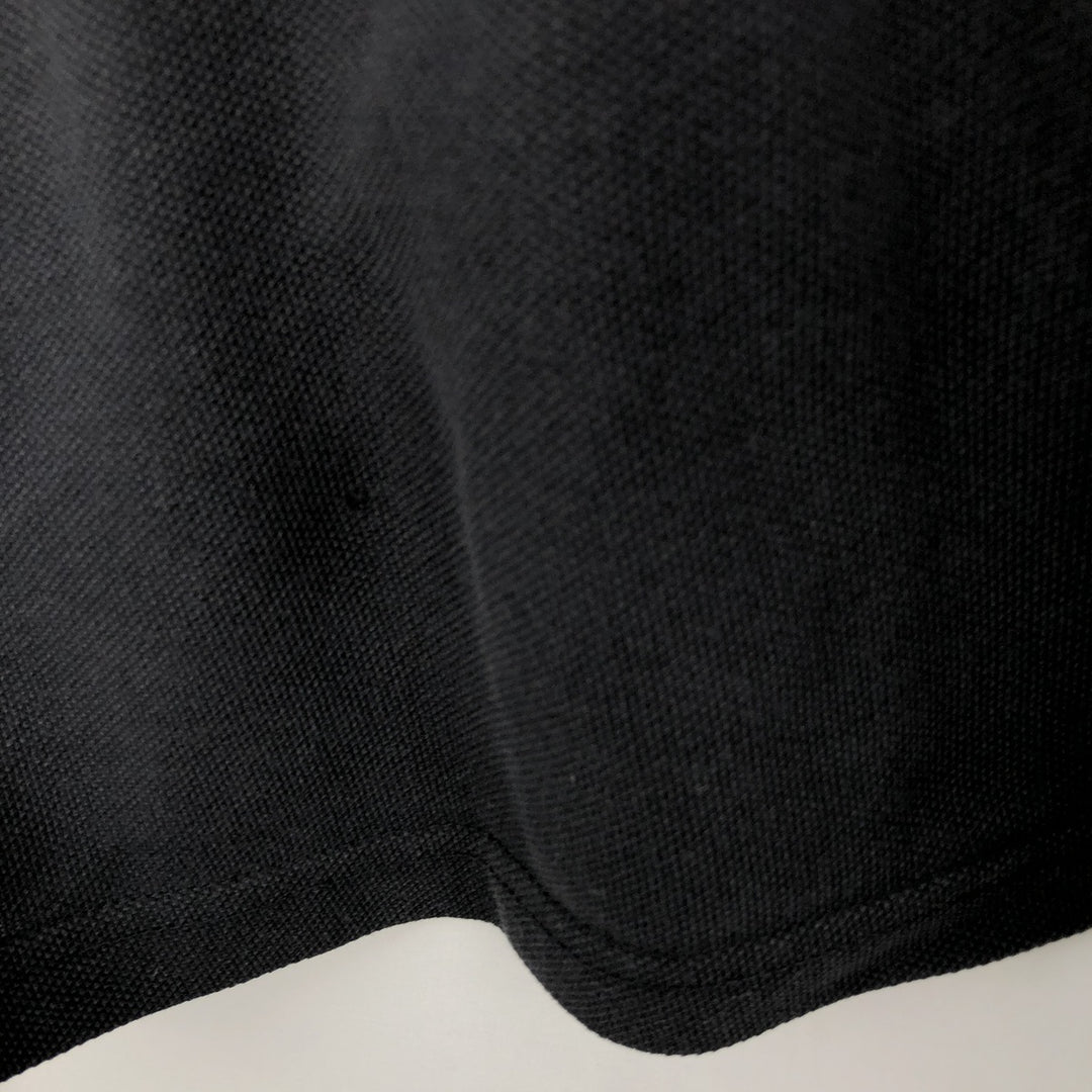 Fred Perry long-sleeved polo shirt, men's size L cotton black type Vintage Second Hand