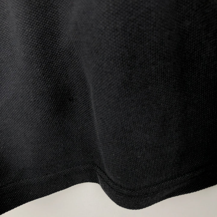 Fred Perry long-sleeved polo shirt, men's size L cotton black type Vintage Second Hand