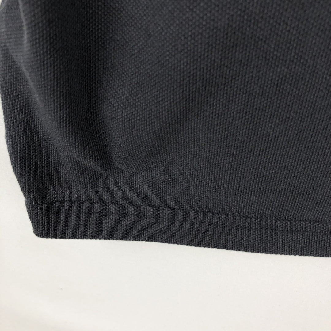 Fred Perry long-sleeved polo shirt, men's size L cotton black type Vintage Second Hand