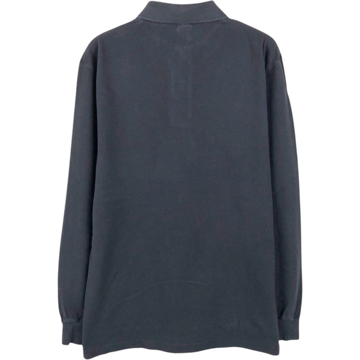 Ralph Lauren POLO by Ralph Lauren long sleeve polo shirt, men's size S cotton black type Vintage Second Hand