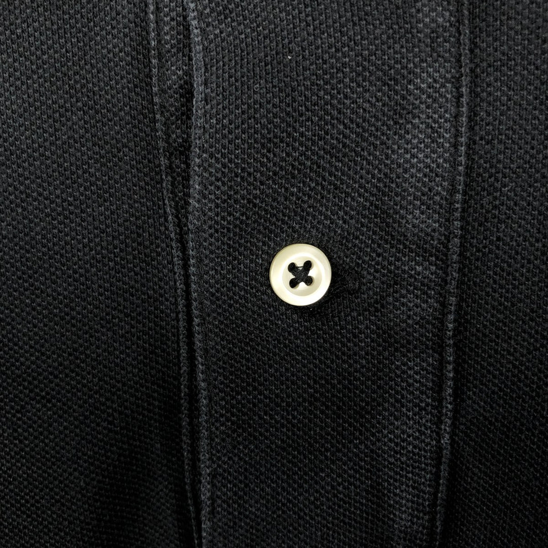 Ralph Lauren POLO by Ralph Lauren long sleeve polo shirt, men's size S cotton black type Vintage Second Hand