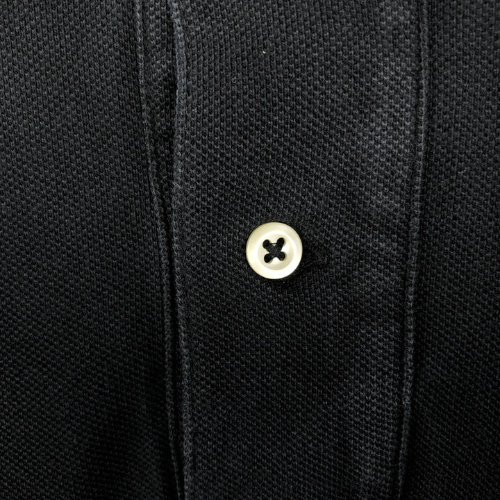 Ralph Lauren POLO by Ralph Lauren long sleeve polo shirt, men's size S cotton black type Vintage Second Hand