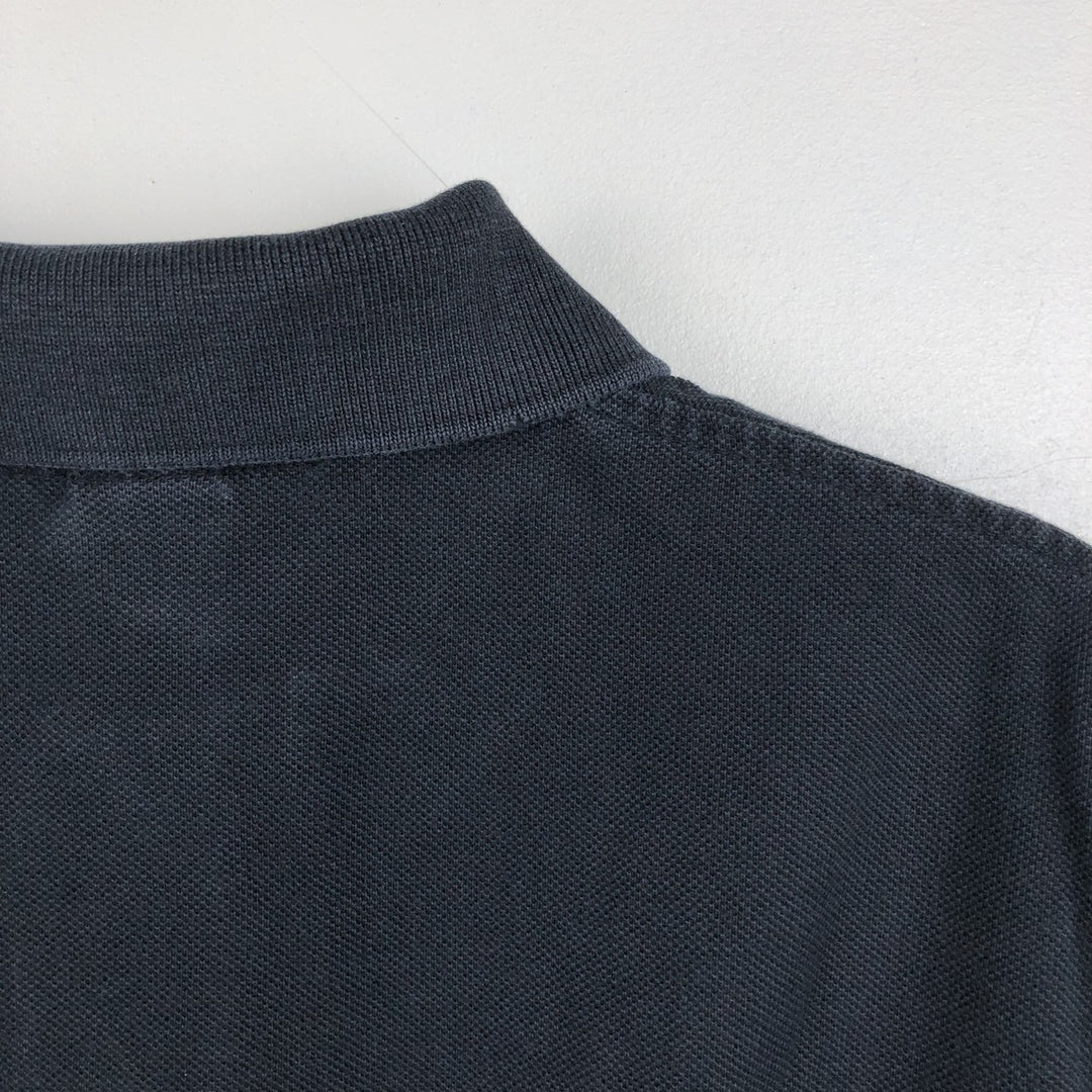Ralph Lauren POLO by Ralph Lauren long sleeve polo shirt, men's size S cotton black type Vintage Second Hand