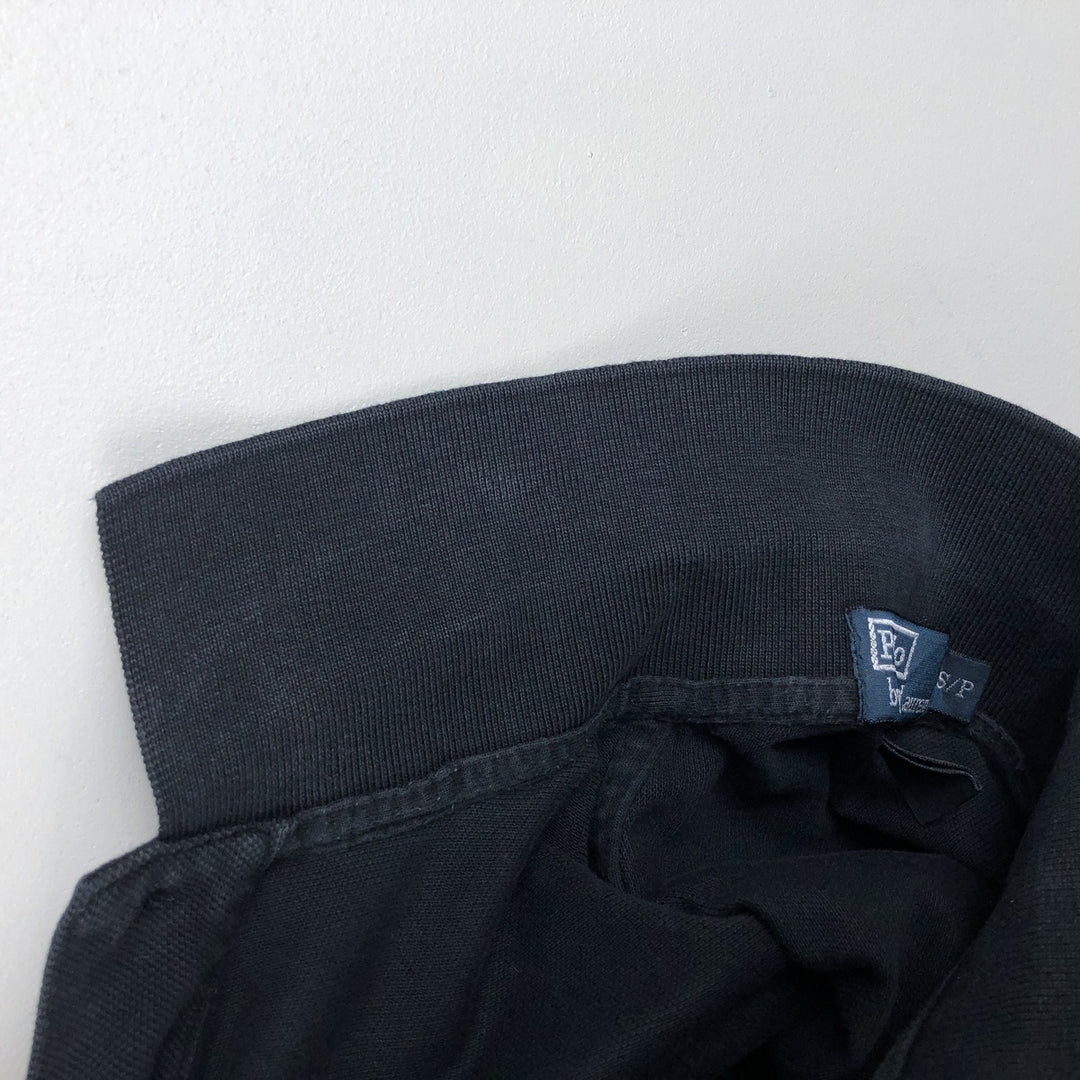 Ralph Lauren POLO by Ralph Lauren long sleeve polo shirt, men's size S cotton black type Vintage Second Hand