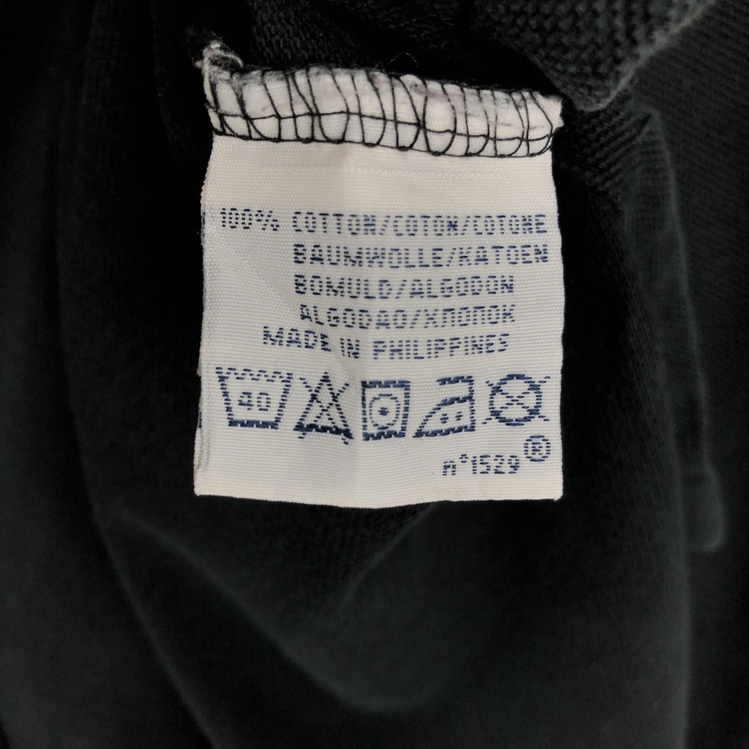 Ralph Lauren POLO by Ralph Lauren CUSTOM FIT long sleeve polo shirt, men's size M cotton black type Vintage Second Hand