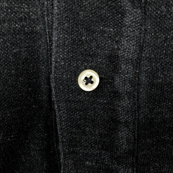 Ralph Lauren POLO by Ralph Lauren long sleeve polo shirt, men's size L cotton black type Vintage Second Hand