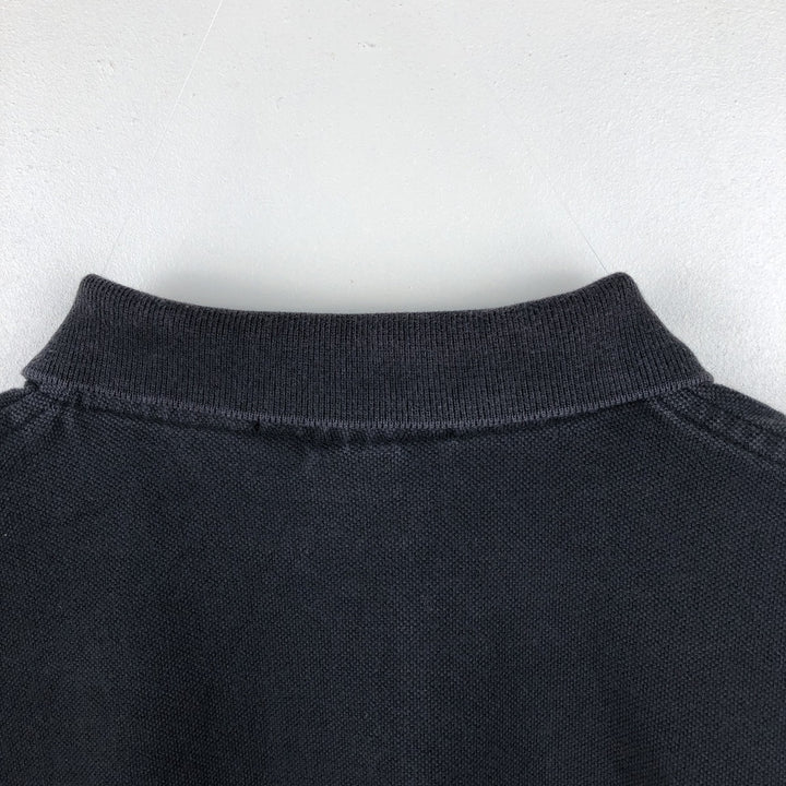 Ralph Lauren POLO by Ralph Lauren long sleeve polo shirt, men's size M cotton black type Vintage Second Hand