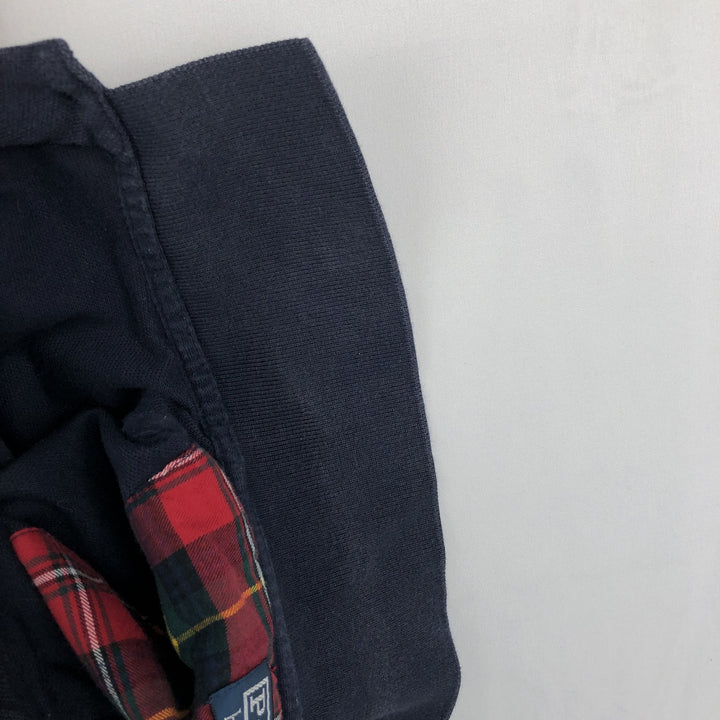 Ralph Lauren POLO by Ralph Lauren long sleeve polo shirt, men's size L cotton navy blue type Vintage Second Hand