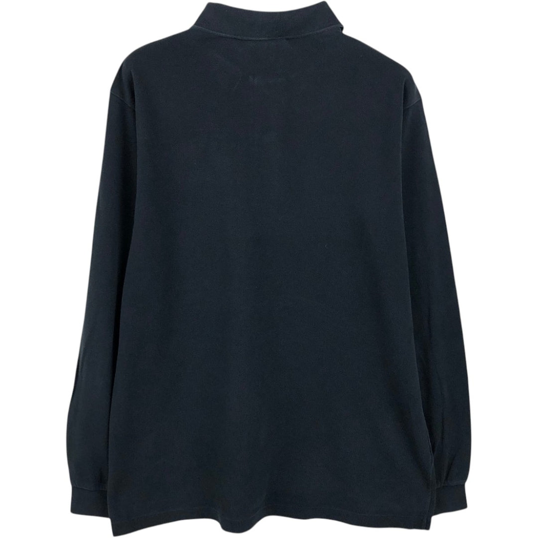 Lacoste LACOSTE Long Sleeve Polo Shirt Size 4 Men's M cotton black type Vintage Second Hand