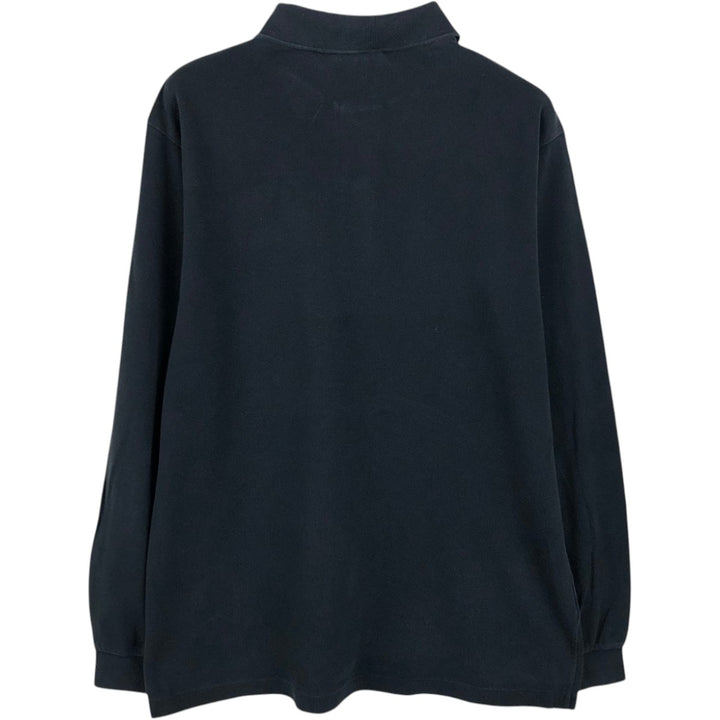 Lacoste LACOSTE Long Sleeve Polo Shirt Size 4 Men's M cotton black type Vintage Second Hand