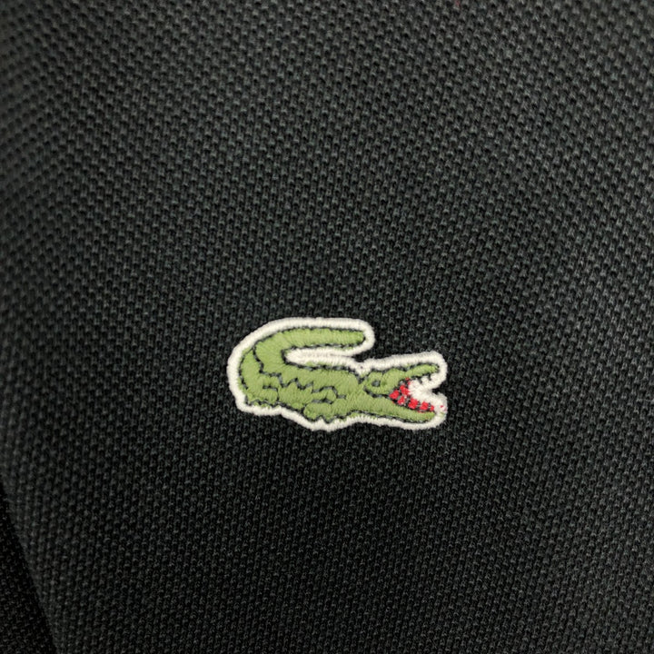 Lacoste LACOSTE Long Sleeve Polo Shirt Size 4 Men's M cotton black type Vintage Second Hand