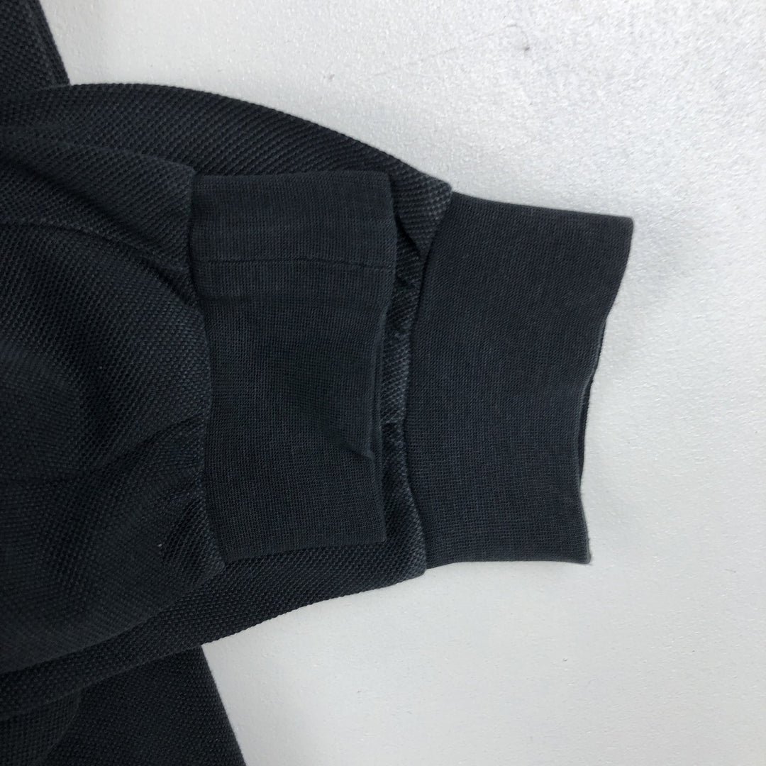 Lacoste LACOSTE Long Sleeve Polo Shirt Size 4 Men's M cotton black type Vintage Second Hand