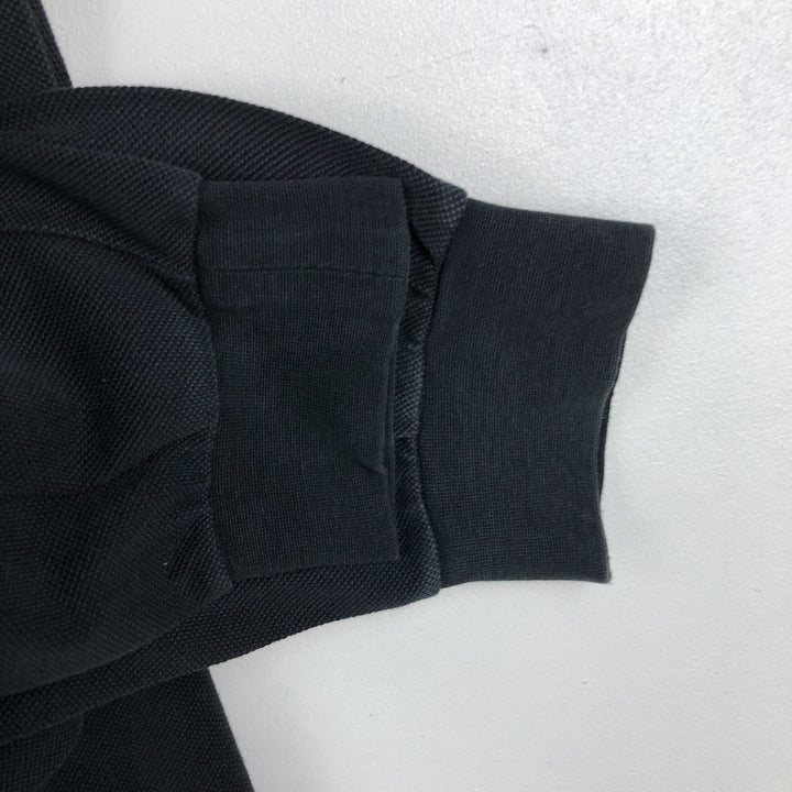Lacoste LACOSTE Long Sleeve Polo Shirt Size 4 Men's M cotton black type Vintage Second Hand