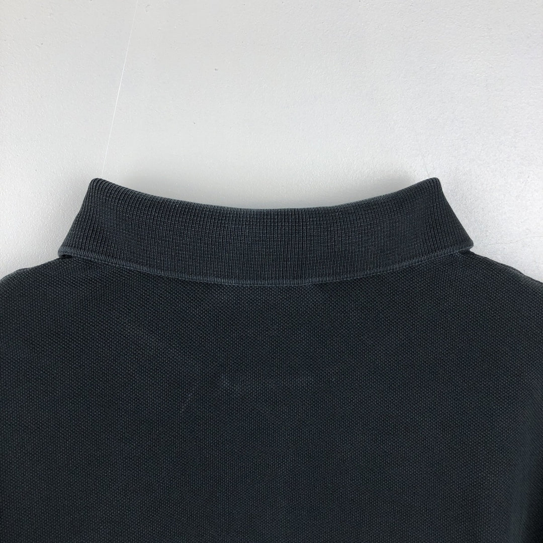 Lacoste LACOSTE Long Sleeve Polo Shirt Size 4 Men's M cotton black type Vintage Second Hand