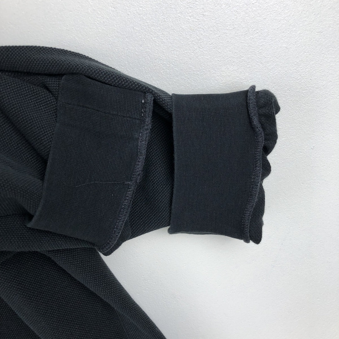 Lacoste LACOSTE Long Sleeve Polo Shirt Size 4 Men's M cotton black type Vintage Second Hand